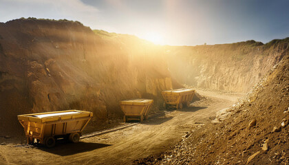 Gold mining Gold mining to produce gold for sale on the world market.