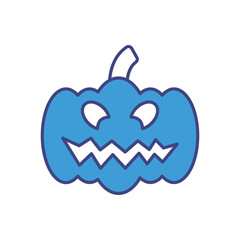 Jack-o'-Lantern icon vector stock illustration