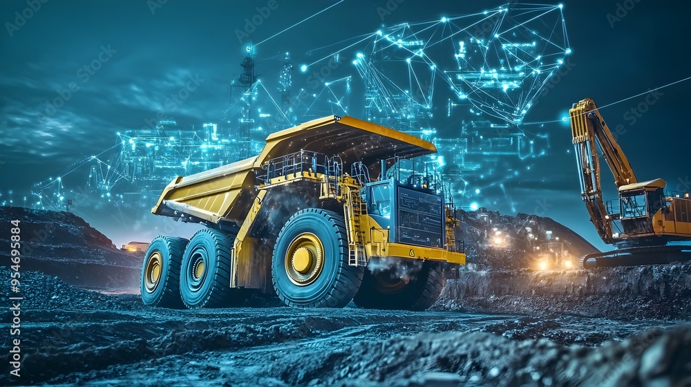 Poster intelligent mining equipment enhanced with iot technology for automated monitoring and optimization 