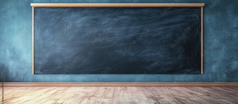 Poster blackboard empty space. with copy space image. Place for adding text or design