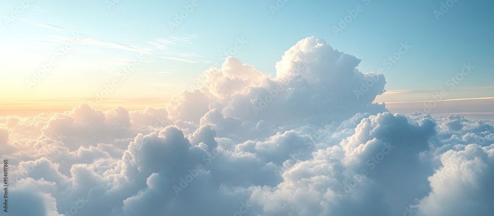 Leinwandbilder limitless sky filled with clouds. with copy space image. place for adding text or design