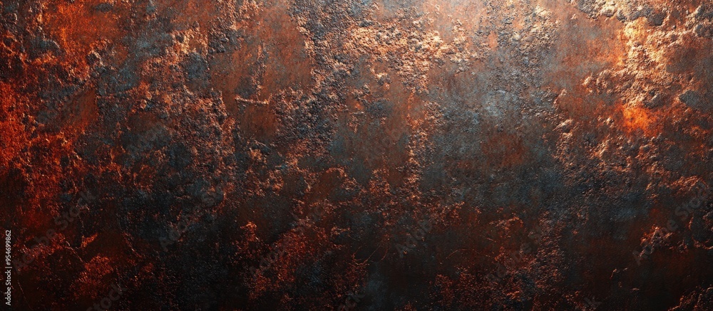 Aufkleber Abstract rusty metal texture rusty metal background for design with copyspace for text image Exposed to damp atmospheric conditions rusty metal Rusty metal texture background