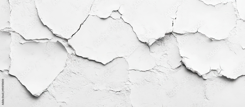Aufkleber the texture of the white plaster wall. with copy space image. place for adding text or design