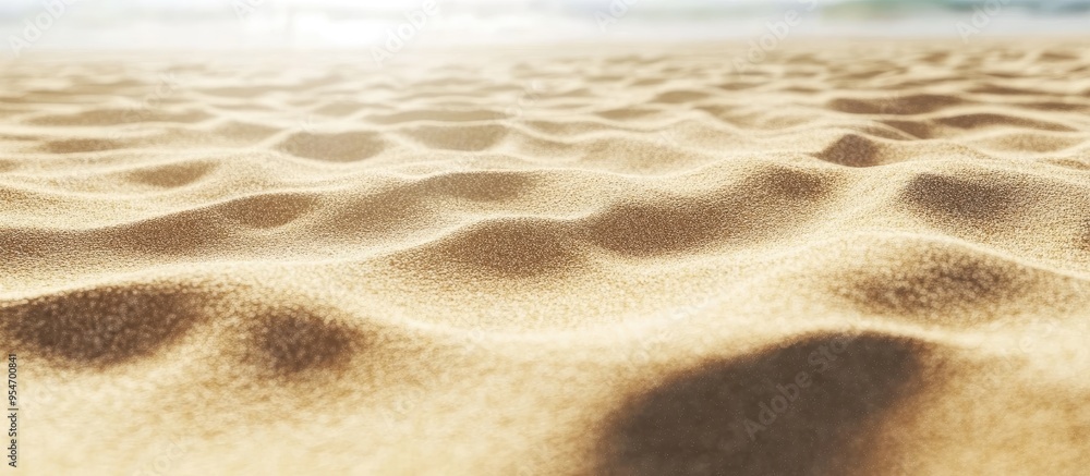 Poster sand textured background on the beach. with copy space image. Place for adding text or design