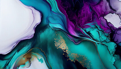 Abstract colorful background with water
