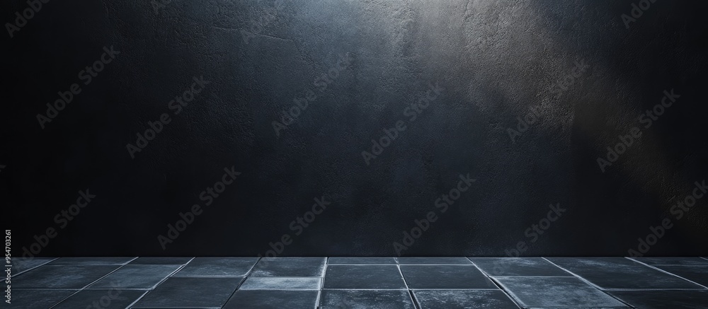 Aufkleber dark wall. with copy space image. Place for adding text or design