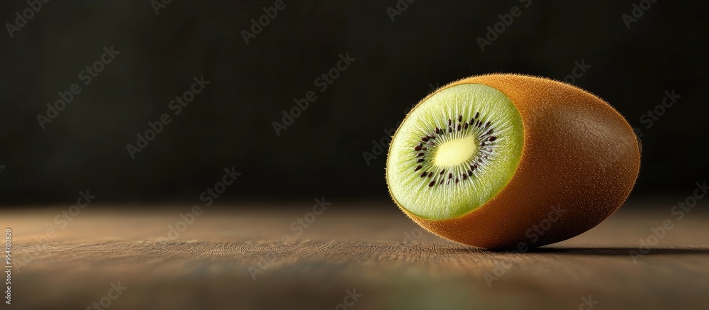 Leinwandbilder kiwi fruit. with copy space image. place for adding text or design