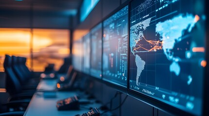 Airline Center Utilizing IoT Technology to Provide Real Time Monitoring and Optimization of Fleet Performance and Maintenance Schedules for Enhanced Efficiency and Productivity in the Aviation