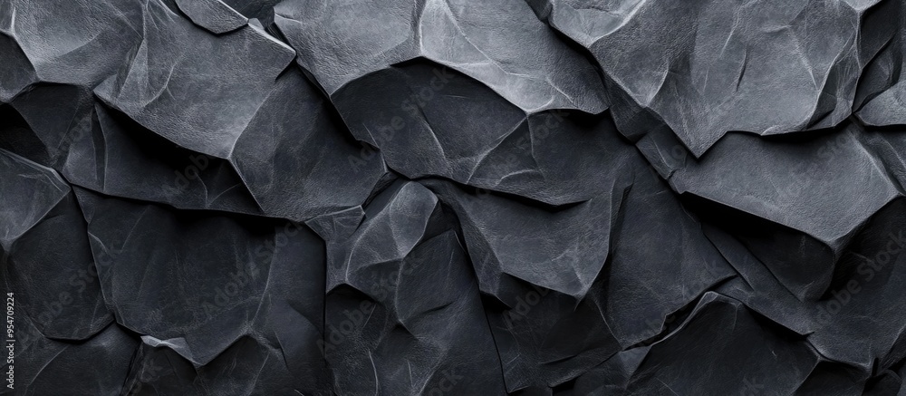Aufkleber Abstract Black Stone Background. with copy space image. Place for adding text or design