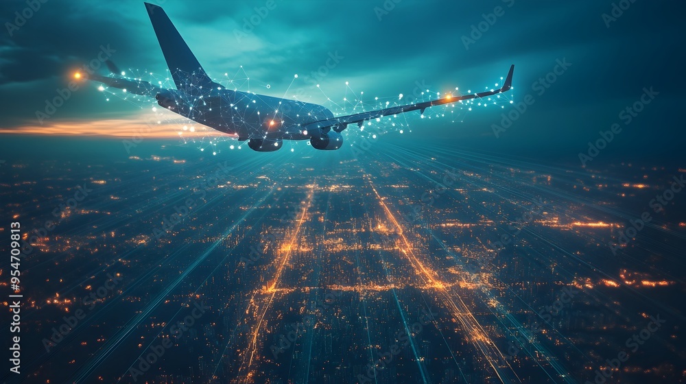 Poster advanced flight data monitoring system utilizing iot technology to track and optimize airline flight