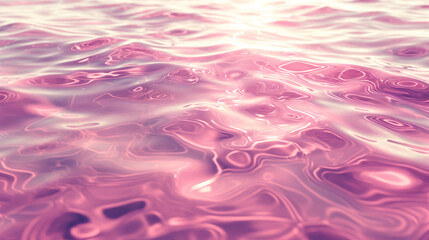 A pink water texture with ripples and waves, giving the impression of soft sunlight on the surface. 
