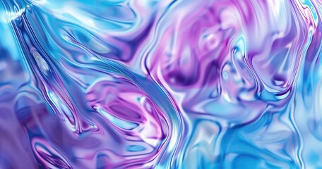 A vibrant abstract swirl of blue and purple hues, creating a fluid and dynamic visual effect.