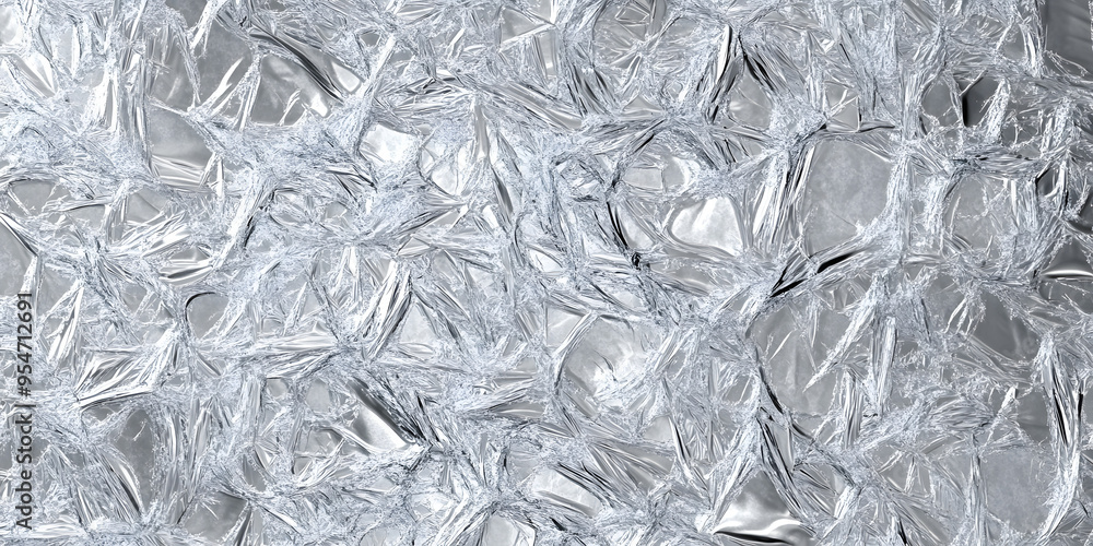 Poster seamless frozen cracked ice block background transparent overlay. icy winter or cool summer refreshm