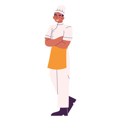 Chef and Kitchen llustration
