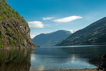 Fjords Norway lake mountain