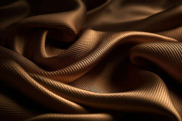 Naklejka premium Elegant Background Featuring a Detailed Brown Fabric Texture