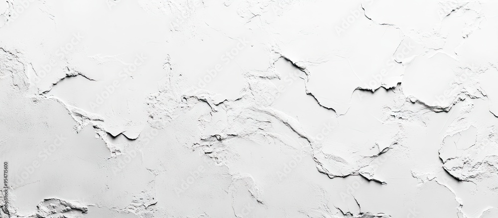 Aufkleber the texture of the white plaster wall. with copy space image. place for adding text or design