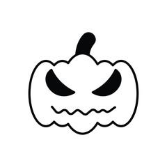Pumpkin icon vector stock illustration