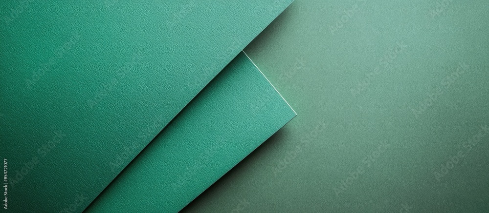 Poster green color applied to paper background texture. with copy space image. place for adding text or des