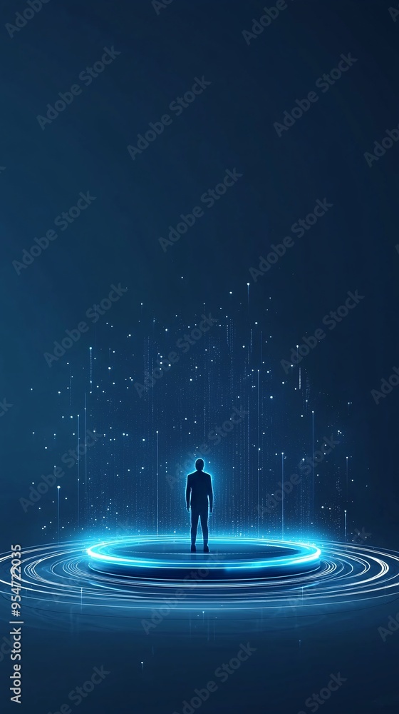 Poster animated gif of a website loading screen, engaging user interface design, interactive web experience