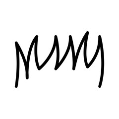 Grass icon in thin line style vector illustration graphic design