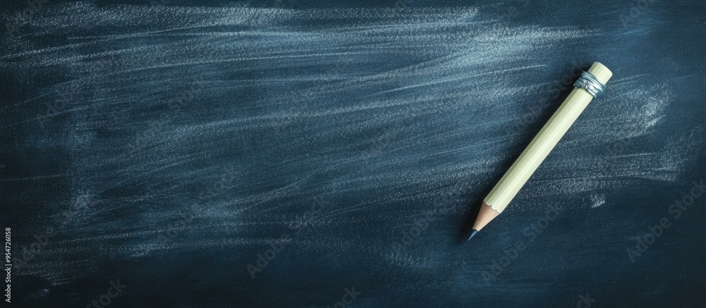 Aufkleber White chalk drawn by hand in a square or banner form on a blackboard background. with copy space image. Place for adding text or design