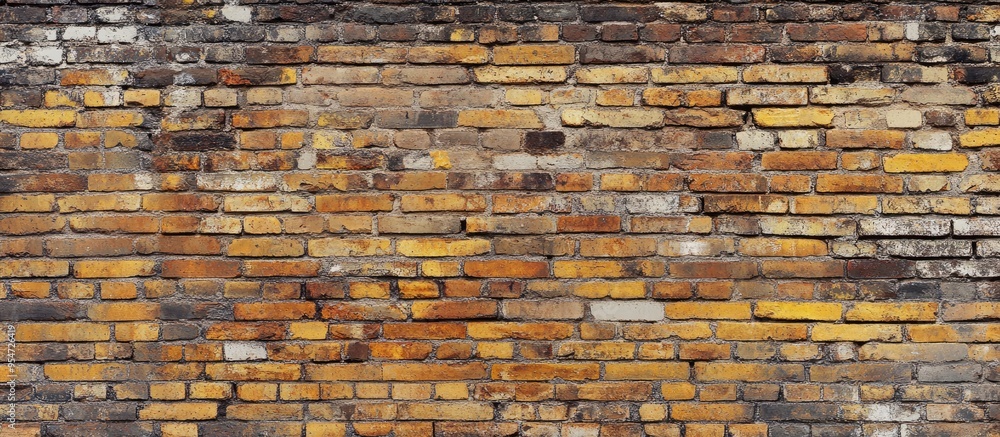 Poster stock photo of brick wall texture. with copy space image. place for adding text or design