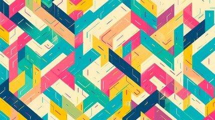 A light background with multicolored lines