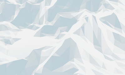 Abstract ice surface background. Low poly ice mountain.