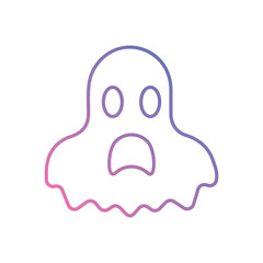 Ghost icon vector stock illustration