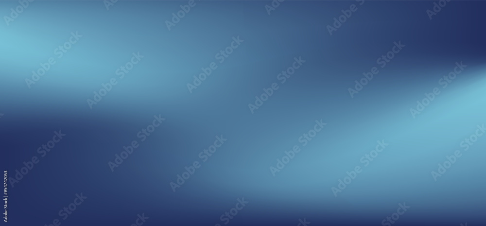 Wall mural gradient blur blue color abstract background