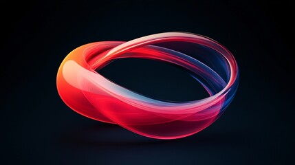 Abstract colorful curves intertwining, creating a dynamic and modern visual effect.