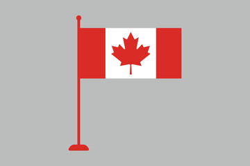 Canada flag, The flag of Canada, National Canada flag, vector illustration of Canada flag, National flag of Canada, Happy Canada Day, Canada leaf, Red maple leaf
