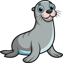 Sea Lion vector art