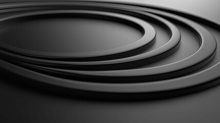 Opulence in Black, How Glossy, Dark Background Add Depth and Luxury to Visual Design