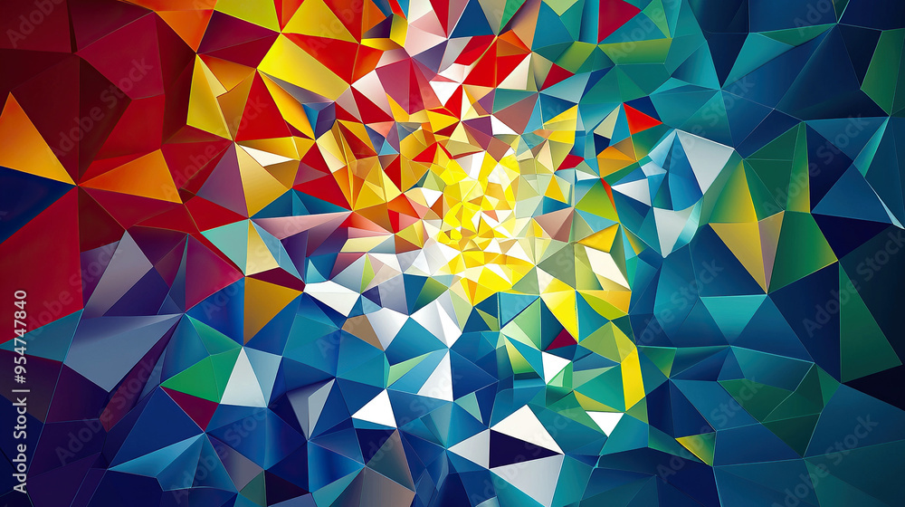 Wall mural Abstract colorful background