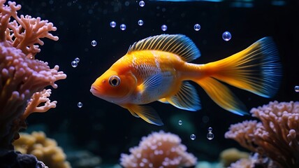 Fototapeta premium fish in aquarium