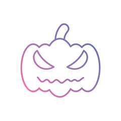 Pumpkin icon vector stock illustration