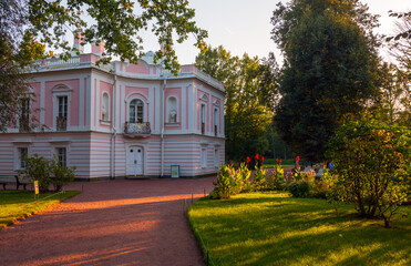 Palace of Peter III in Oranienbaum Park, Russia.