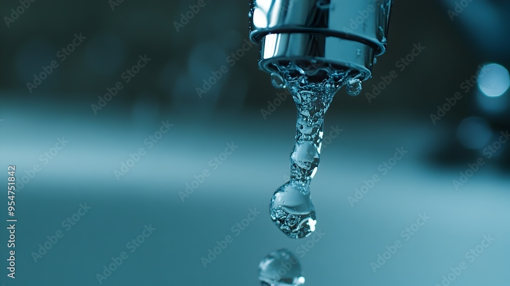 Poster mesmerizing close up photograph showcasing the intricate details of water droplets delicately clingi