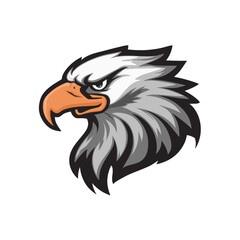 Obraz premium eagle head flying design illustration logo