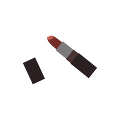 Brown Lipstik with Black Case