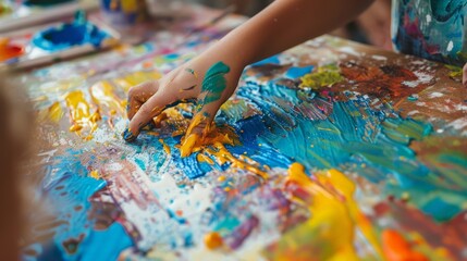 Describe the impact of community-based arts and crafts workshops. How do these creative activities encourage self-expression