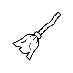 Broomstick icon vector stock illustration
