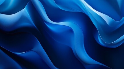 Obraz premium Design a deep sapphire blue background with a smooth gradient that transitions to a slightly lighter shade