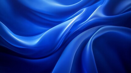 Obraz premium Design a rich cobalt blue background with a smooth gradient that lightens towards the center
