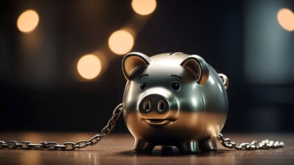 piggy bank and money, saving money, coin, financial, cash, gold, investment