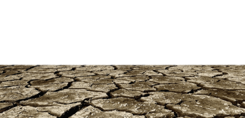 Crack ground transparent background