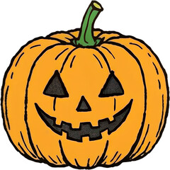 Haunted Pumpkins Halloween PNG Photo Overlays - High-Resolution, Spooky and Creepy Pumpkin Designs for Creating Eerie Atmosphere in Halloween-Themed Projects, Perfect for Adding a Ghostly Touch. AI