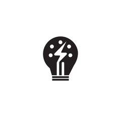 light bulb logo, Light bulb icon, Light bulb vector,  lightning bolt logo. Thunderbolt icon, Flash Thunderbolt Energy Power Logo vector , electric power logo, northern power, energy symbol, electric l